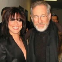 Patti Russo with Steven Spielberg